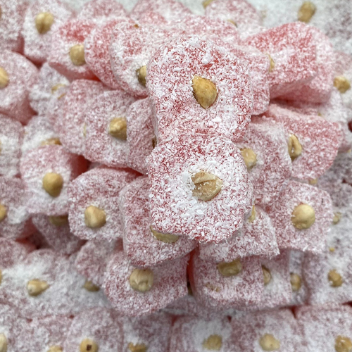Çilekli Fındıklı Lokum 500gr